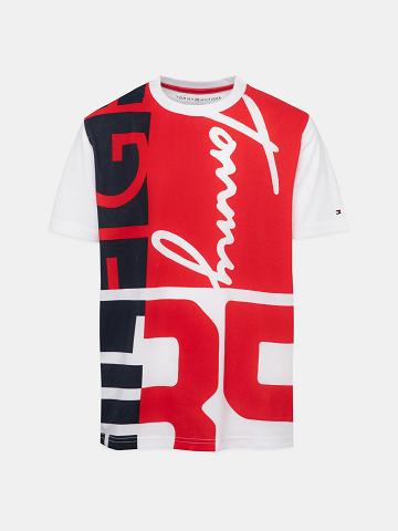 Fiú Tommy Hilfiger Little Tommy Póló Piros | HU 2271LIS